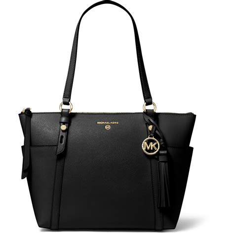 michael kors black and gray tote|Michael Kors sullivan medium tote.